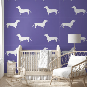 Papier Peint Cheveux courts Dachshund - Silhouette 2