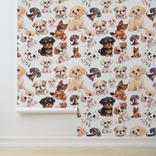 Papier Peint Chien chiot mignon
