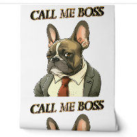 Chien de taureaux français en costume