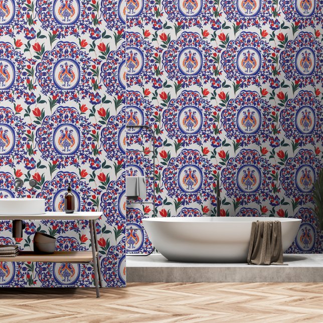 Papier Peint Chine ottomane (Salle de bain)