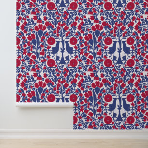 Papier Peint Chine ottomane avec des motifs floraux