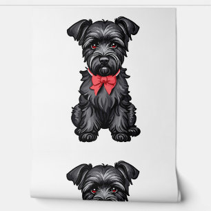 Papier Peint Chiot de Schnauzer miniature