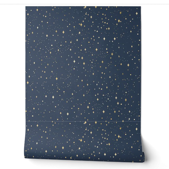 Papier Peint Ciel nocturne étoilé (Déroulement)