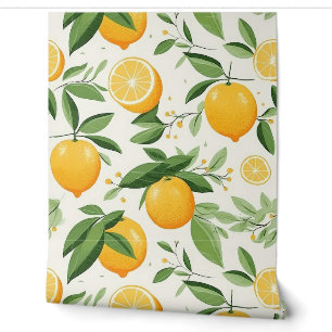 Papier Peint Citron Méditerranéen