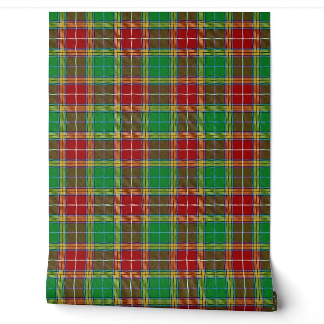 Papier Peint Clan Baxter Tartan (Déroulement)
