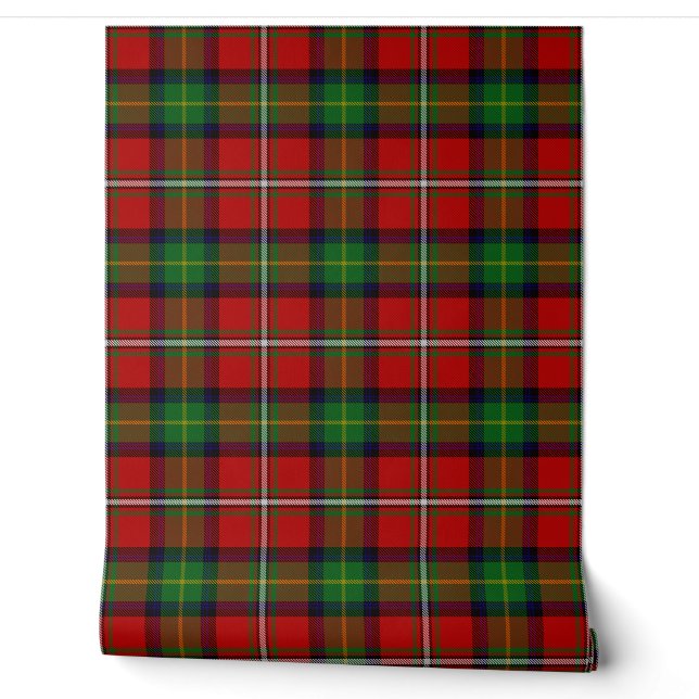 Papier Peint Clan écossais de Boyd Tartan (Déroulement)