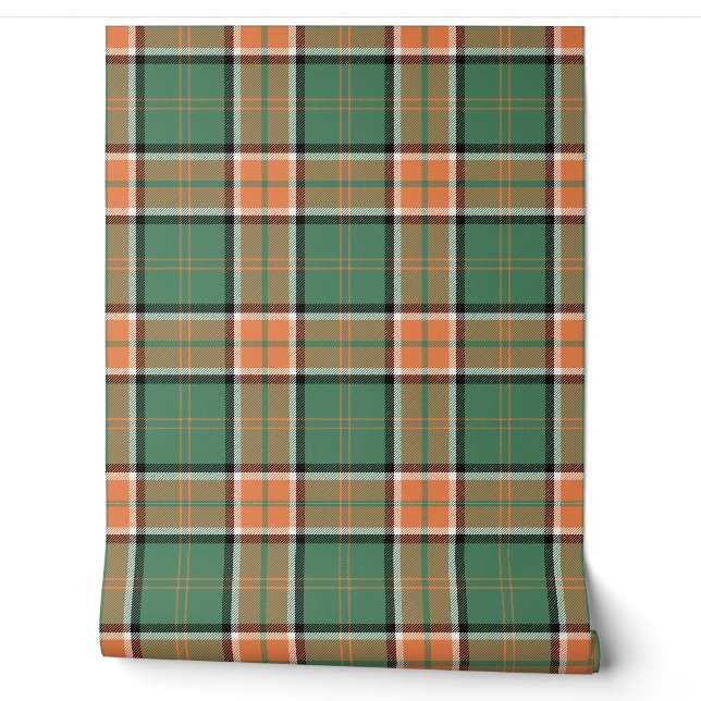Papier Peint Clan écossais Pollock Tartan Plaid (Déroulement)