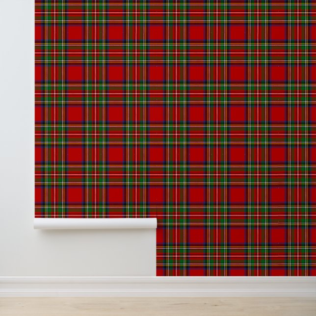 Papier Peint Clan Stewart Royal Tartan (Application)