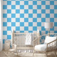 [Classic Checkerboard] Carré bleu et blanc 12 pouc