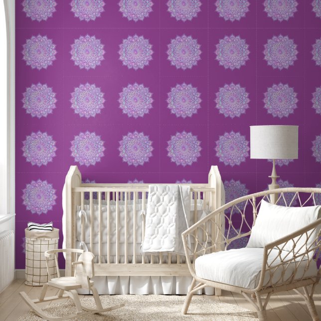Papier Peint Classique Mandala Inde Style 4 (Enfants)