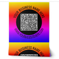 Code QR personnalisé Texte personnalisé Votre entr