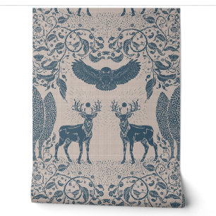 Papier Peint Coeur du bleu de la forêt