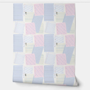 Papier Peint Collage des documents scolaires