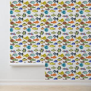 Papier Peint Coloré Sous Les Poissons De Mer