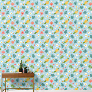 Papier Peint coloré unisex kids tropical fond d'écran