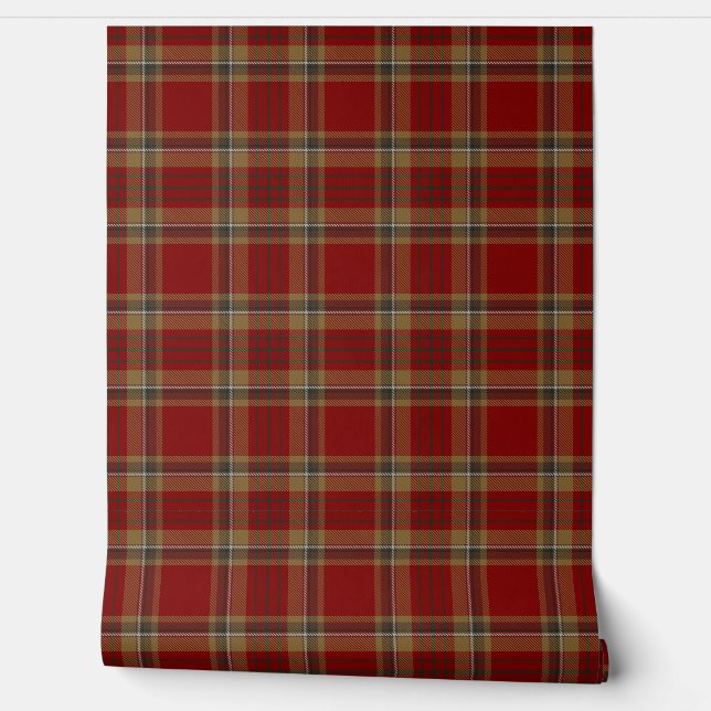 Papier Peint Comté d'Irlande Tyrone Tartan Plaid (Déroulement)