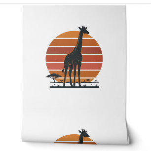 Papier Peint Conception de chemise vectorielle Safari Coucher d