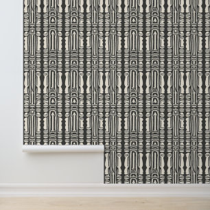 Papier Peint Conception de Motif géométrique tribal Abstrait
