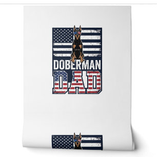 Papier Peint Conception de T-shirt pour chien patriotique Dober
