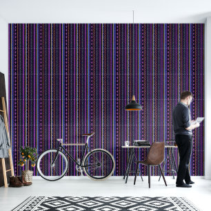 Papier Peint Conception tribale violette