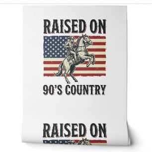 Papier Peint Conçu pour Chemise Western Cowboy Country 90s_