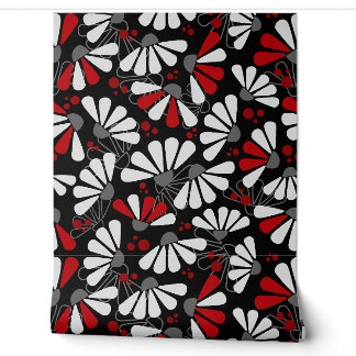 Papier Peint Confetti de confleur en noir