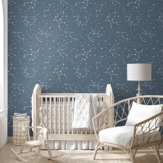 Papier Peint Constellation Bleue (Enfants)