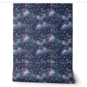 Papier Peint Constellation spatiale cosmique et motif nocturne