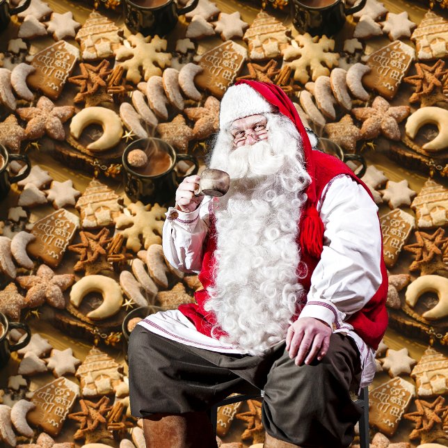 Papier Peint Cookies de Noël européens Bliss Cosy Peel & Stick (Créateur téléchargé)