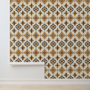 Papier Peint Cool Aztec motif carrelé occidental