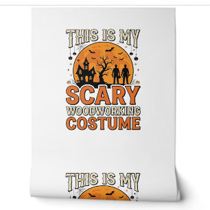 Papier Peint Costume de menuiserie effrayant Halloween Design V