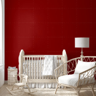 Papier Peint Couleur solide rouge velours tendance Élégant