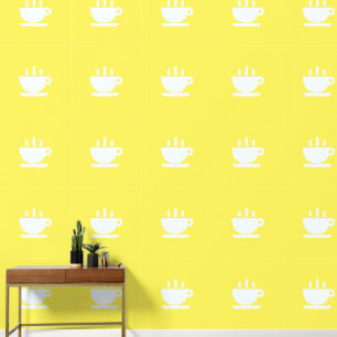 Papier Peint Coupe Blanche De Java Cuisine Jaune