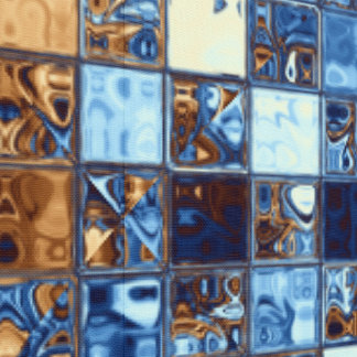 Papier Peint Cowboy Blue Bandana par Melissa Lea