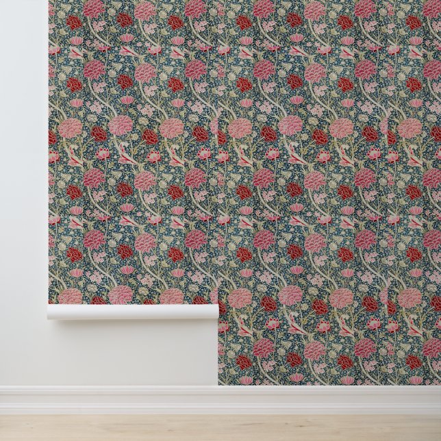 Papier Peint Cray Motif botanique Morris William Floral (Application)