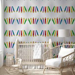 Papier Peint Crayons de couleur