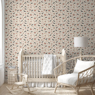 Papier Peint Création Automnale Enchantée sans Couture