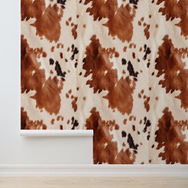 Papier Peint Crème Noir Brown Sud-Ouest (Application)