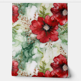 Papier Peint Crimson Yuletide fleurit Botanique