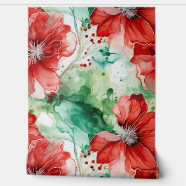 Papier Peint Crimson Yuletide fleurit Botanique
