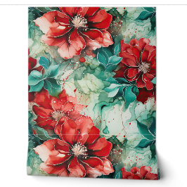 Papier Peint Crimson Yuletide fleurit Botanique
