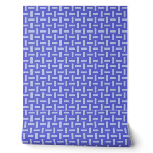 Cubes bleus modernes Motif Abstrait