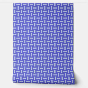 Papier Peint Cubes bleus modernes Motif Abstrait