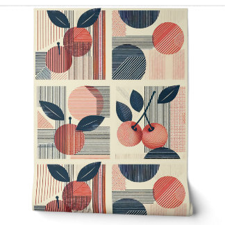 Papier Peint Cuisine Cherry Cottage V2