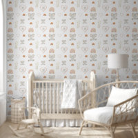 Cute Elephant Rainbow Hearts Aquarelle Art