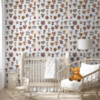 Cute Funny Silly Aquarelle Chiens Chiens Chiens Mo