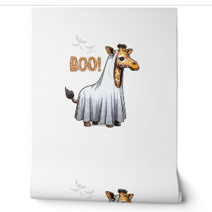 Papier Peint Cute Giraffe Boo Costume d'Halloween Zoo Lover