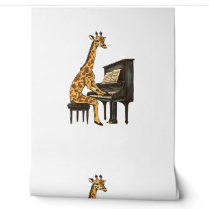 Papier Peint Cute Giraffe Jouer Piano Giraffes Musicien Musique
