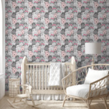 Cute Hippos Motif Nursery