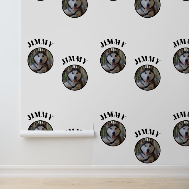 Papier Peint Cute Pet Photo Empreinte de patte Chien (Application)